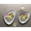 Churchill Fluid Triangle Chef Plates Pearl Grey 205 x 304mm (Pack of 6)