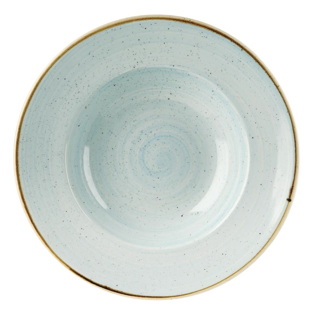 Churchill Stonecast Round Wide Rim Bowl Duck Egg Blue 280mm (Pack of 1