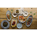 Churchill Breccia Oblong Chef Plate Agate Grey 157 x 237mm (Pack of 12)