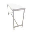 Gopak Enviro Indoor White Rectangle Poseur Table 1800mm