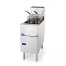 Pitco Single Tank Gas Fryer VF35 Natural Gas