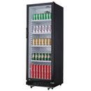 Nisbets Essentials Standkühlschrank Schwarz 346Ltr