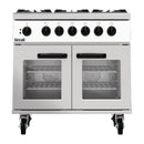Lincat Phoenix Natural Gas Dual Fuel Oven Range 6 Brenner PHDR01/N