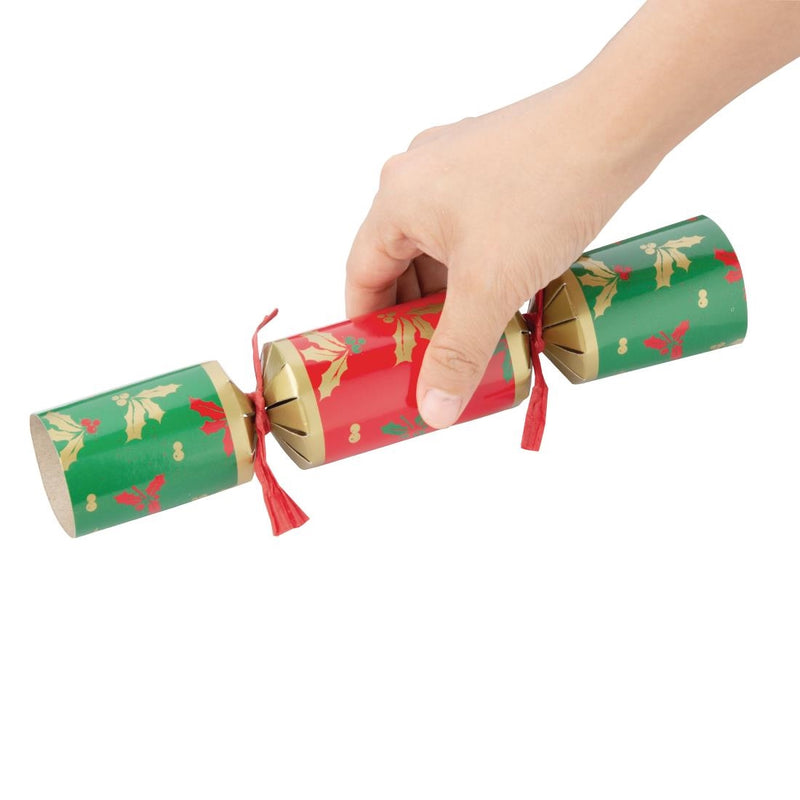 Fiesta Compostable Plastic-Free Christmas Crackers 9" (Pack of 50)