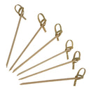 Fiesta kompostierbare Bambus-Schlaufenspieße, 90 mm, 100 Stück