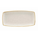 Churchill Stonecast Rectangular Plate Barley White 295 x 150mm