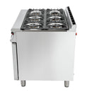 Falcon 6 Burner Dominator Plus Oven Range G3101 Propane Gas with Feet