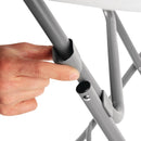 Bolero Runder Poseur Klapptisch Weiß 800 mm (Einzel)