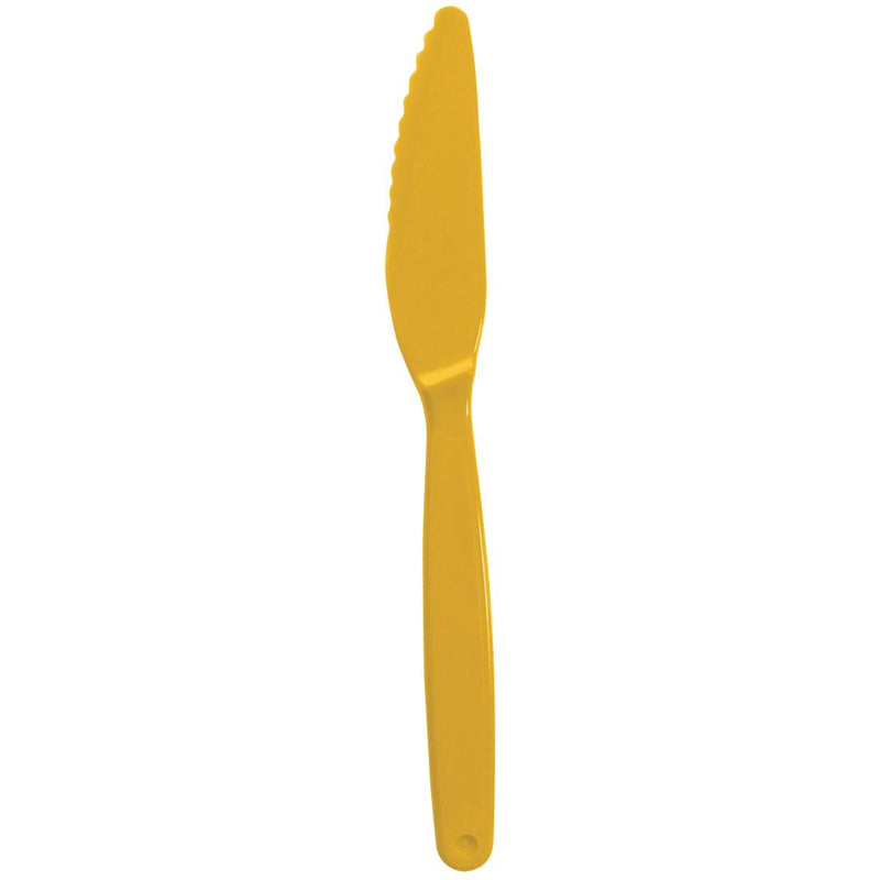 Olympia Kristallon Polycarbonate Knife Yellow (Pack of 12)