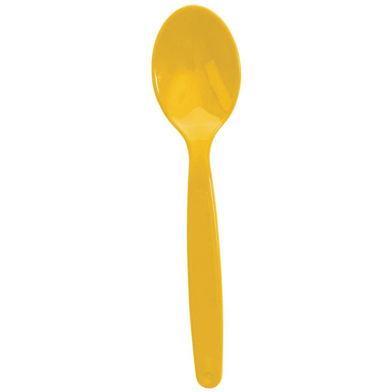 Olympia Kristallon Polycarbonate Spoon Yellow (Pack of 12)