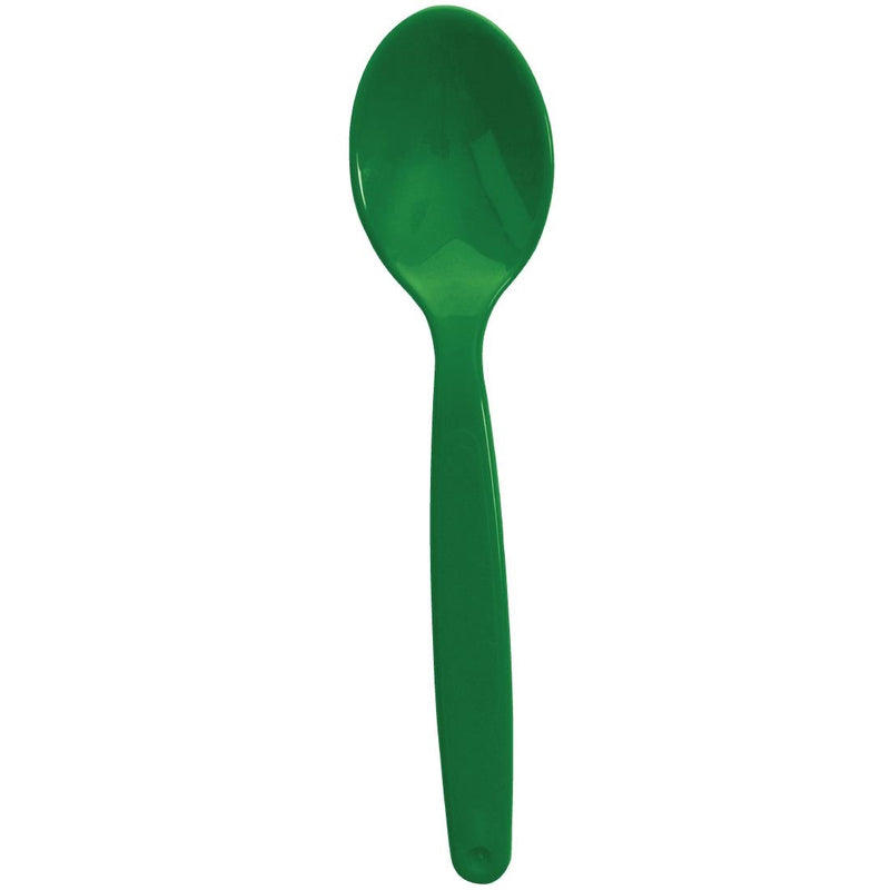 Olympia Kristallon Polycarbonate Spoon Green (Pack of 12)