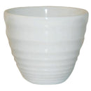 Churchill Bit on the Side weiße Ripple-Chip-Becher, 284 ml, 12 Stück