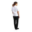 Whites Chicago Unisex Chefs Jacket Short Sleeve White M