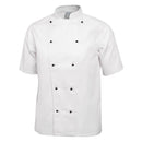 Whites Chicago Unisex Chefs Jacket Short Sleeve White 2XL
