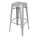 Bolero Bistro Galvanised Steel High Stool (Pack of 4)