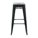Bolero Bistro Steel High Stool Black (Pack of 4)
