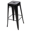 Bolero Bistro Steel High Stool Black (Pack of 4)