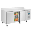 Polar U-Series Triple Door Counter Freezer with Upstand 417Ltr