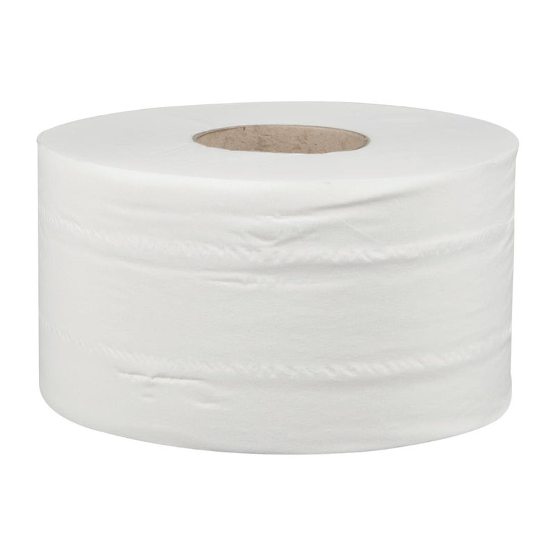 Jantex Mini-Jumbo-Toilettenpapierrollen, 2-lagig, 150 m, 12 Stück