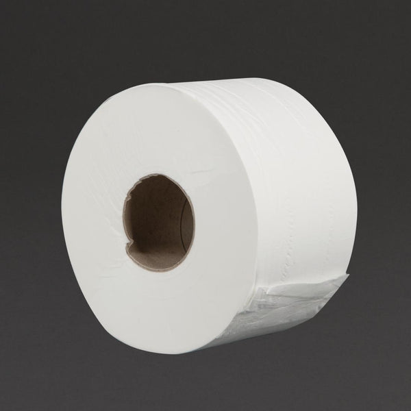 Jantex Mini-Jumbo-Toilettenpapierrollen, 2-lagig, 150 m, 12 Stück