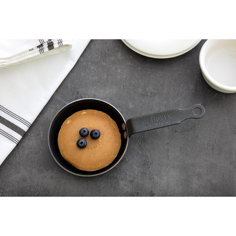 De Buyer Black Iron Blinis Pan 120mm