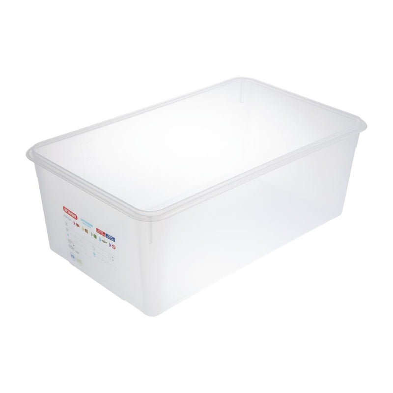 Araven Polypropylen 1/1 Gastronorm-Aufbewahrungsbox für Lebensmittel, 28 l, 4 Stück