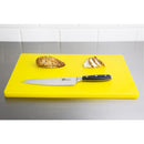 Hygiplas Extra Thick Low Density Yellow Chopping Board Standard