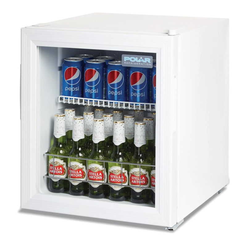 Polar C-Serie Aufsatzkühlschrank, 46 l, Weiß