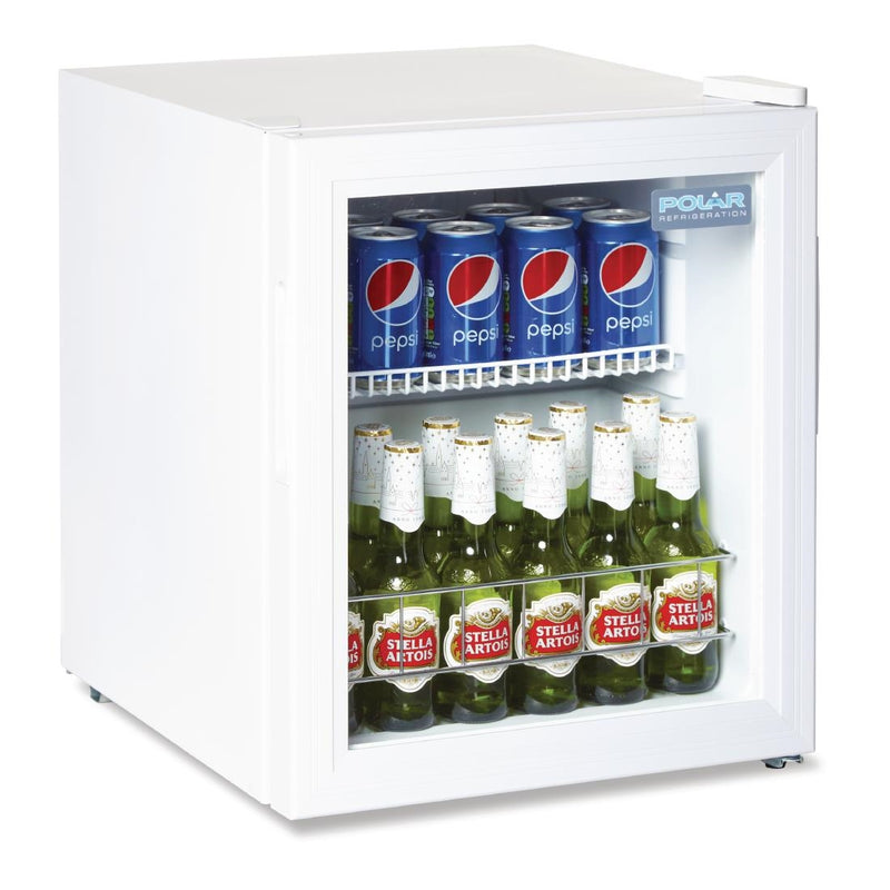 Polar C-Serie Aufsatzkühlschrank, 46 l, Weiß