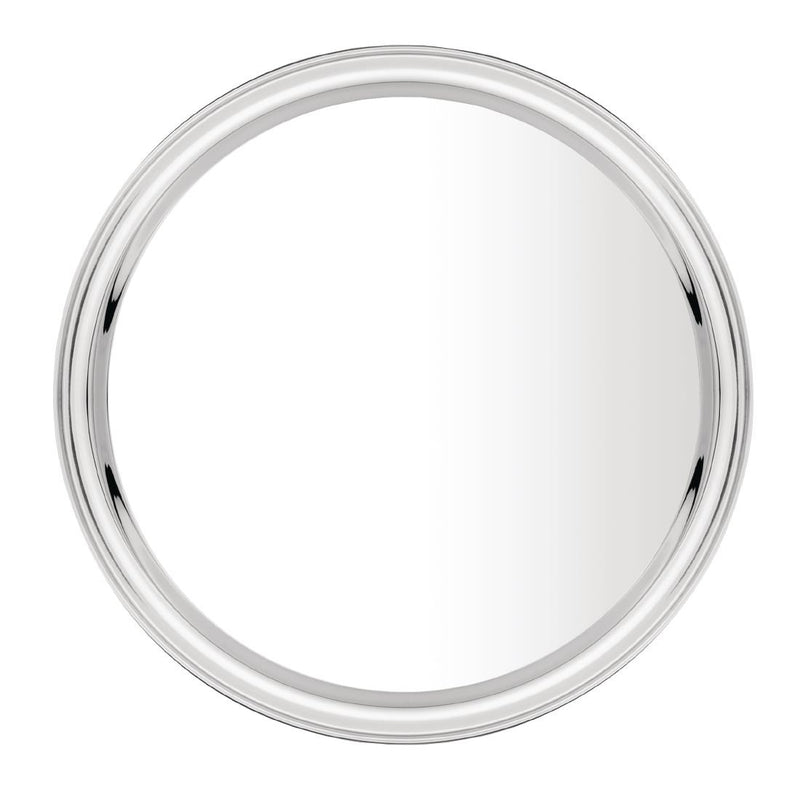 Rundes Serviertablett Olympia aus Edelstahl, 355 mm