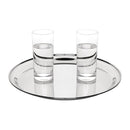 Rundes Serviertablett Olympia aus Edelstahl, 355 mm