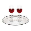 Rundes Serviertablett Olympia aus Edelstahl, 355 mm