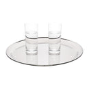 Olympia Rundes Serviertablett aus Edelstahl, 405 mm