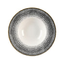 Churchill Studio Prints Homespun Anthrazitschwarze Schüssel mit breitem Rand, 280 mm