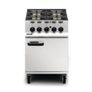 Lincat Opus 800 Natural Gas 4 Burner Range with Right Hand Door OG8001/N/RHD