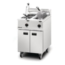 Lincat Opus 800 Twin Tank Twin Basket Free Standing Propane Gas Filtration Fryer OG8111/OP