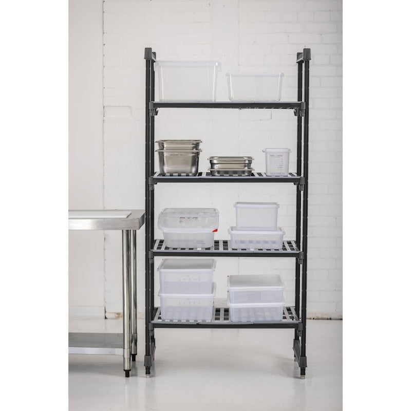 Cambro Camshelving Basics Plus 4 Tier Shelving Starter Unit 1830 x 915 x 610mm