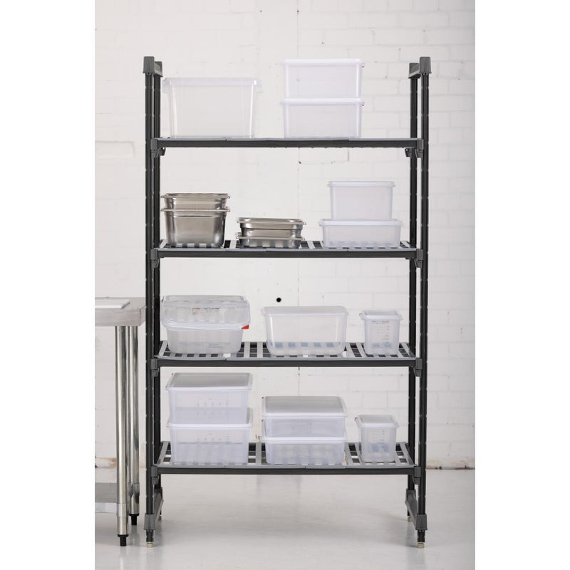 Cambro Camshelving Basics Plus 4 Tier Shelving Starter Unit 1830 x 1070 x 610mm