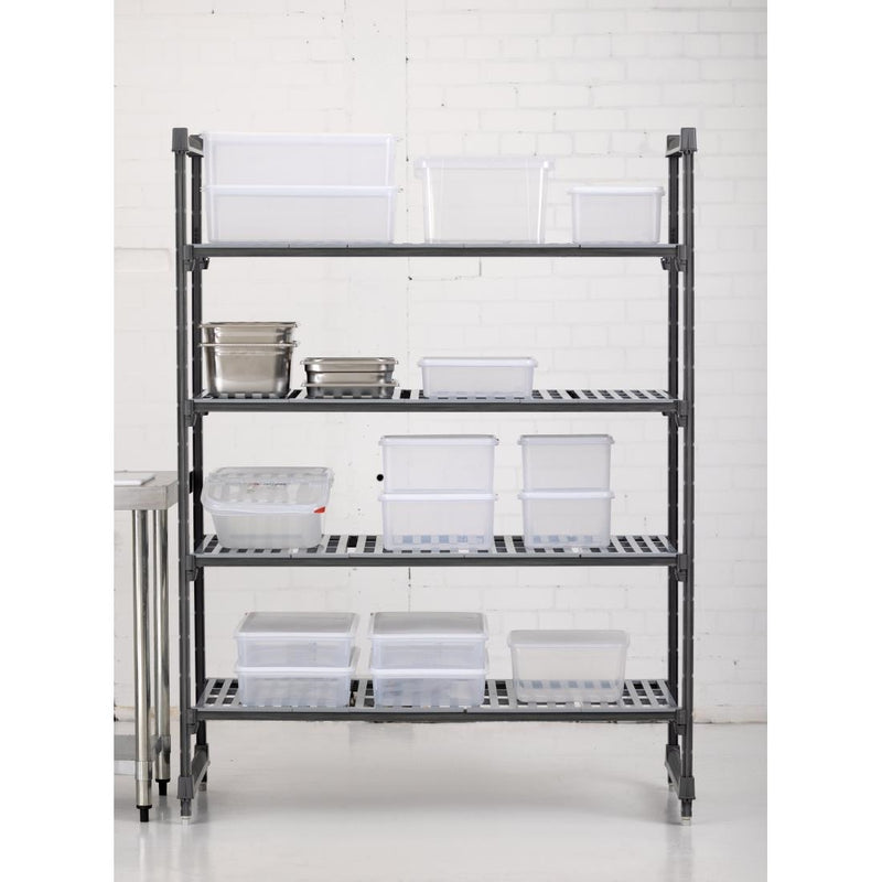 Cambro Camshelving Basics Plus 4 Tier Shelving Starter Unit 1830 x 1375 x 610mm