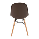 Bolero Arlo Side Chair Coffee (Pack 2)