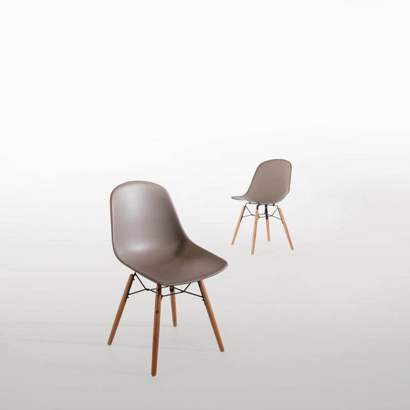 Bolero Arlo Side Chair Coffee (Pack 2)