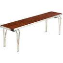 Gopak Contour Stapelbank, Teak-Effekt, 122 cm