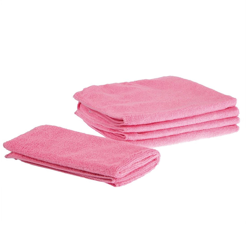 Jantex Mikrofasertücher Pink (5er Pack)