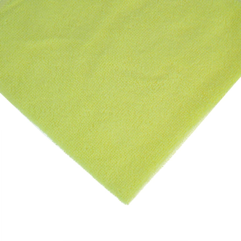 Jantex Microfibre Cloths Yellow (Pack of 5)