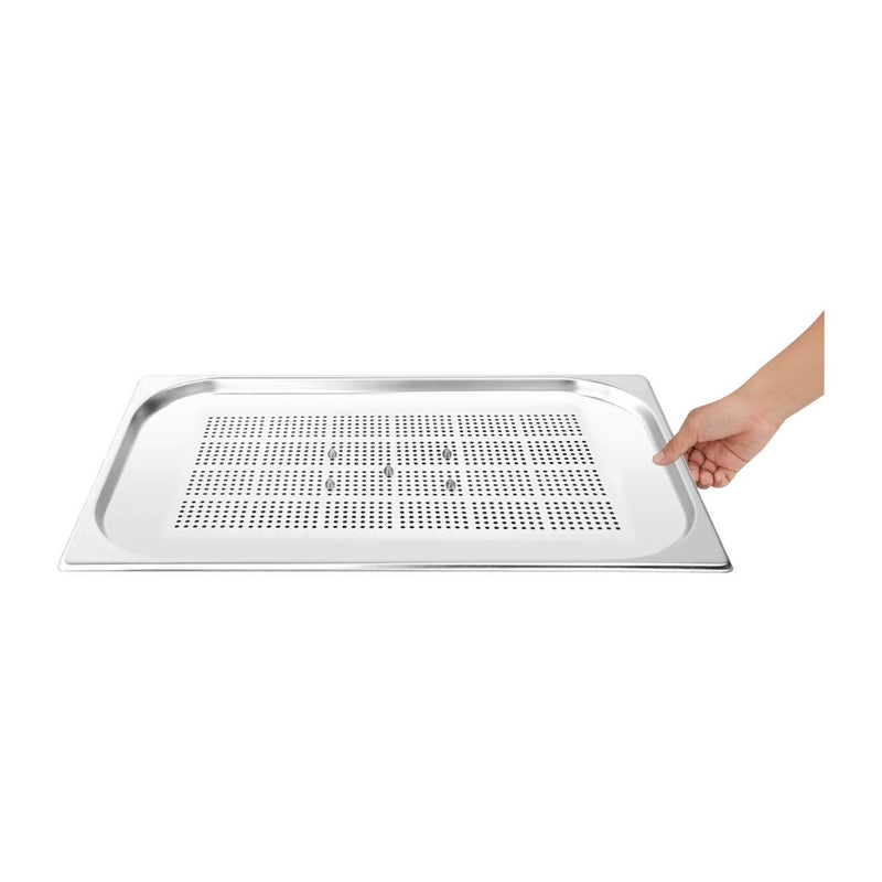 Vogue Stainless Steel Perforated Spiked Meat Tray