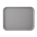 Olympia Kristallon Polypropylene Fast Food Grey Tray 345mm x 265mm / 13 ½'' x 10 ½''