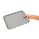 Olympia Kristallon Polypropylene Fast Food Grey Tray 345mm x 265mm / 13 ½'' x 10 ½''
