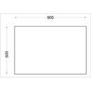 Holmes Edelstahl-Mitteltisch 900 mm