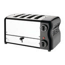 Rowlett Esprit 4 Slot Toaster Jet Black w/2x Additional Elements & Sandwich Cage