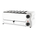 Rowlett Esprit Toaster Weiß 6 Schlitze mit 2x zusätzlichen Elementen und Sandwichkäfig